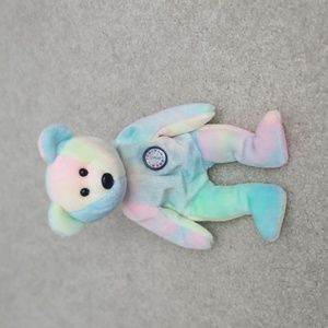 B B Bear birthday beanie baby